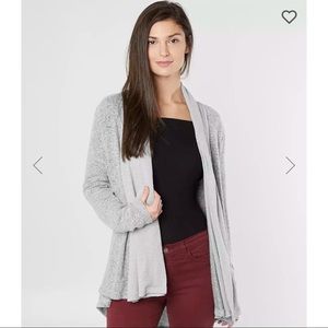 NWT - Miss Me Grey Cardigan Sweater - Super Soft - Size Med
